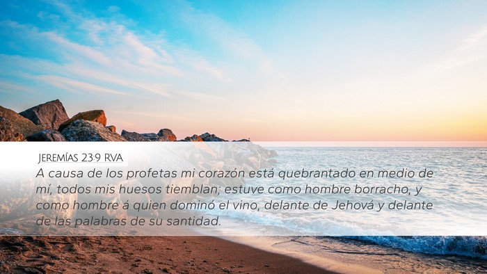 Jeremías 23:9 RVA Bible Verse Image