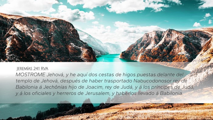 Jeremías 24:1 RVA Bible Verse Image