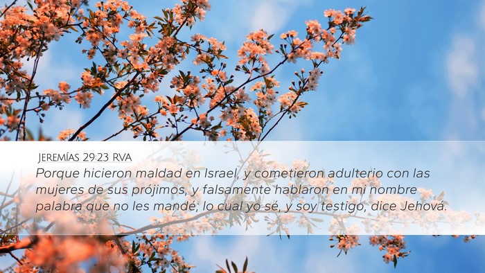 Jeremías 29:23 RVA Bible Verse Image