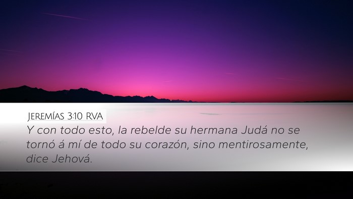 Jeremías 3:10 RVA Bible Verse Image