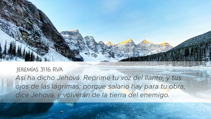 Jeremías 31:16 RVA Bible Verse Image