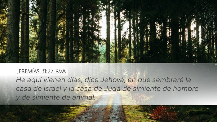 Jeremías 31:27 RVA Bible Verse Image