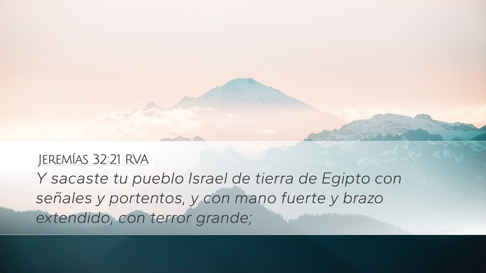 Jeremías 32:21 RVA Bible Verse Image