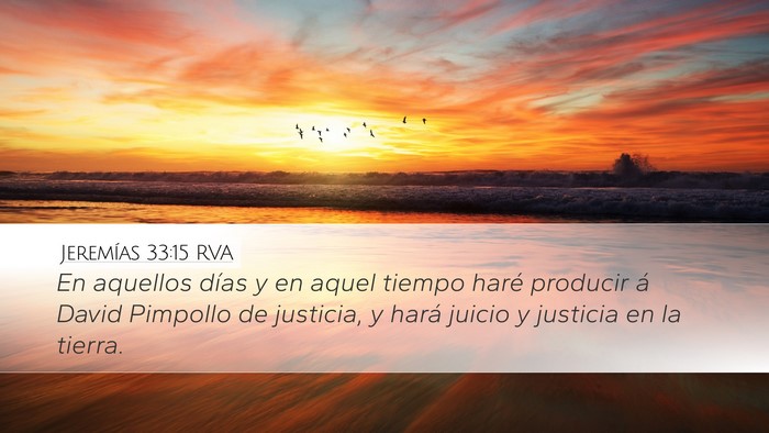 Jeremías 33:15 RVA Bible Verse Image