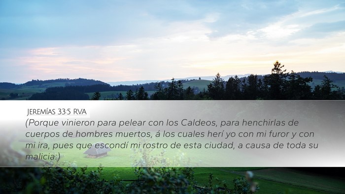 Jeremías 33:5 RVA Bible Verse Image