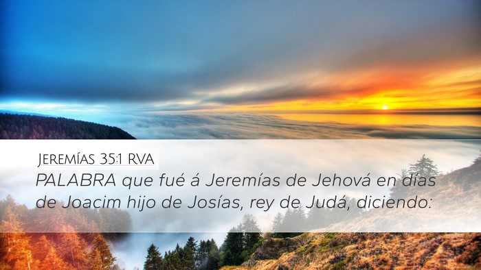 Jeremías 35:1 RVA Bible Verse Image