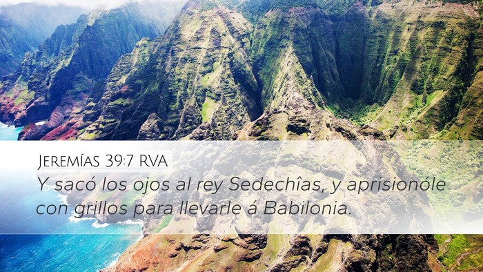 Jeremías 39:7 RVA Bible Verse Image