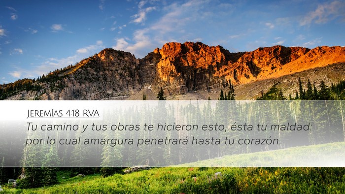 Jeremías 4:18 RVA Bible Verse Image