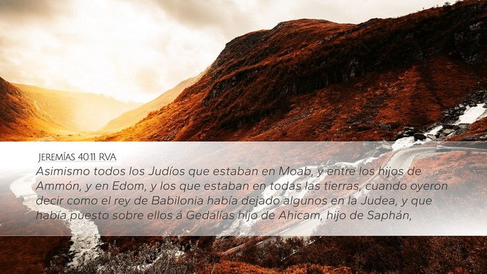 Jeremías 40:11 RVA Bible Verse Image