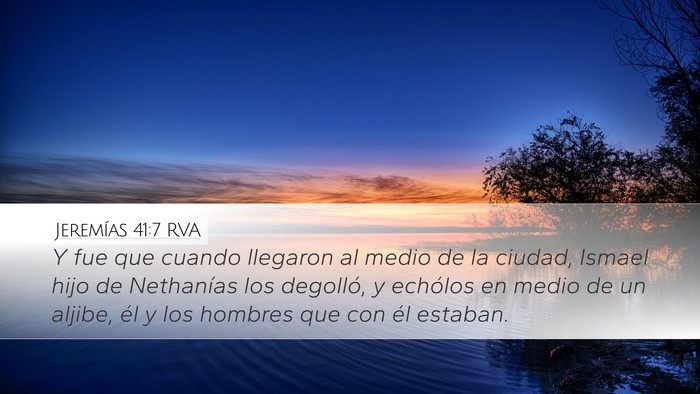 Jeremías 41:7 RVA Bible Verse Image