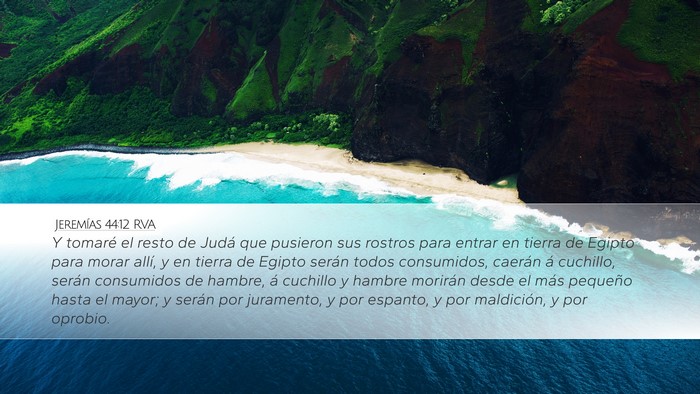 Jeremías 44:12 RVA Bible Verse Image