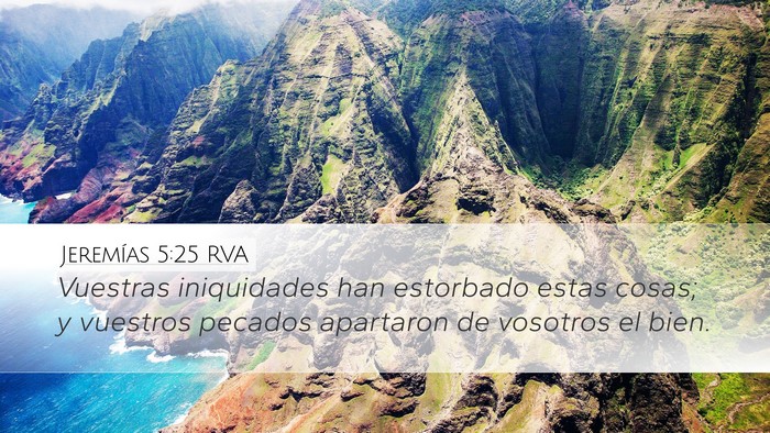 Jeremías 5:25 RVA Bible Verse Image