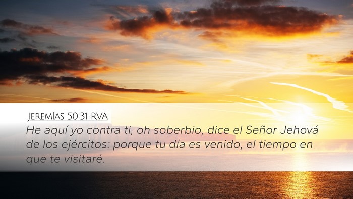 Jeremías 50:31 RVA Bible Verse Image