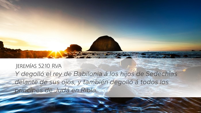 Jeremías 52:10 RVA Bible Verse Image