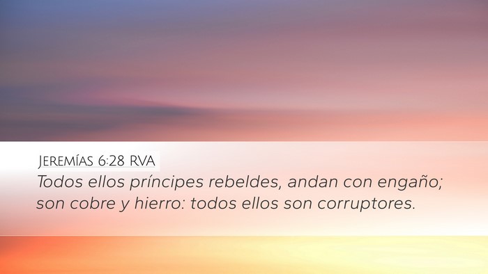 Jeremías 6:28 RVA Bible Verse Image