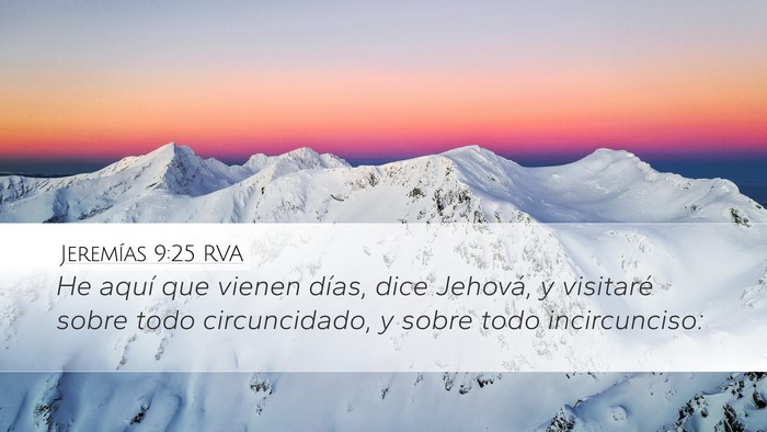 Jeremías 9:25 RVA Bible Verse Image
