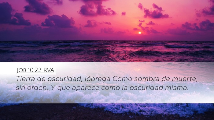 Job 10:22 RVA Bible Verse Image