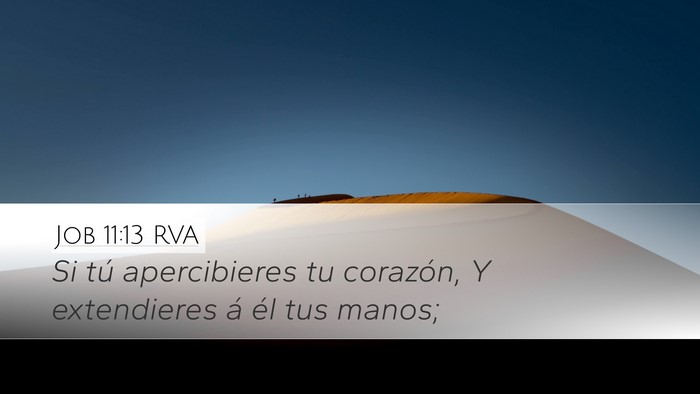 Job 11:13 RVA Bible Verse Image