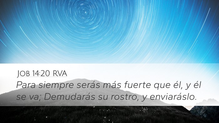 Job 14:20 RVA Bible Verse Image