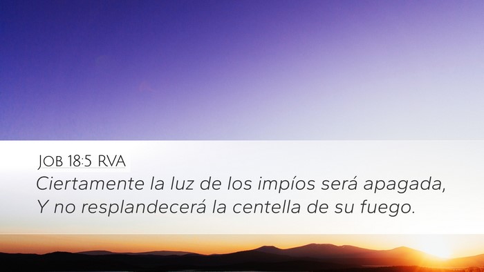 Job 18:5 RVA Bible Verse Image