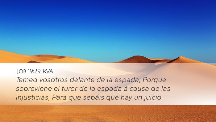 Job 19:29 RVA Bible Verse Image