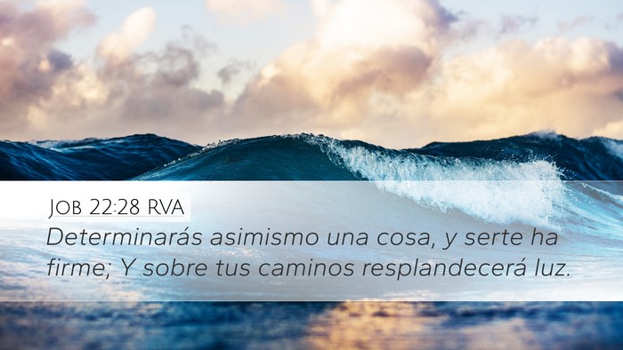 Job 22:28 RVA Bible Verse Image