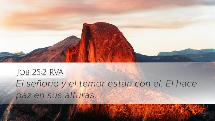Job 25:2 RVA Bible Verse Image