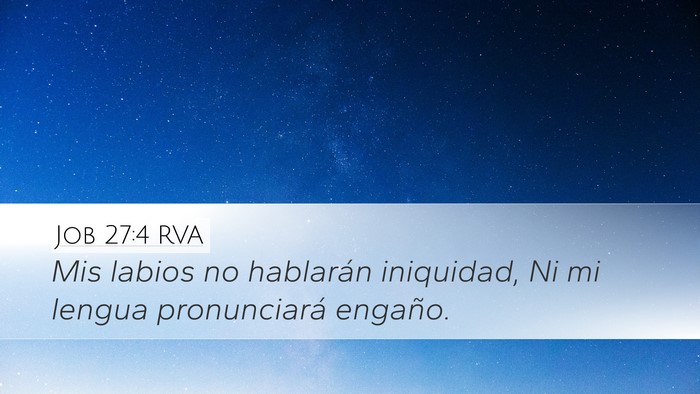 Job 27:4 RVA Bible Verse Image