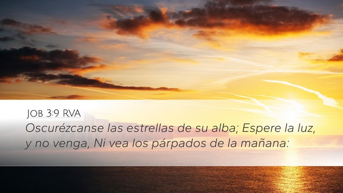 Job 3:9 RVA Bible Verse Image