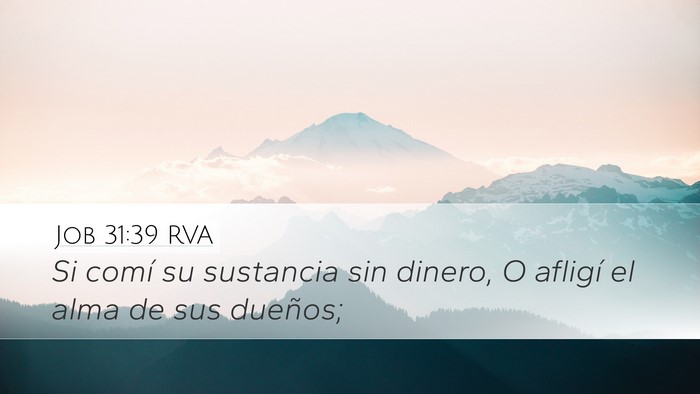 Job 31:39 RVA Bible Verse Image