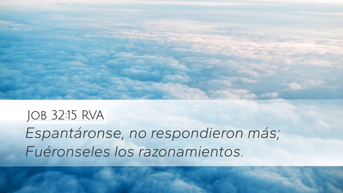 Job 32:15 RVA Bible Verse Image