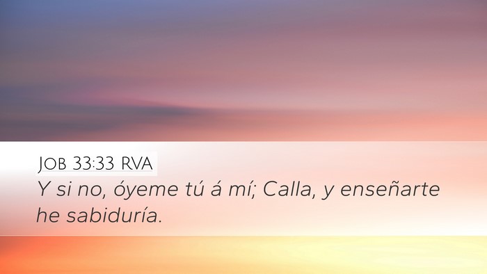 Job 33:33 RVA Bible Verse Image