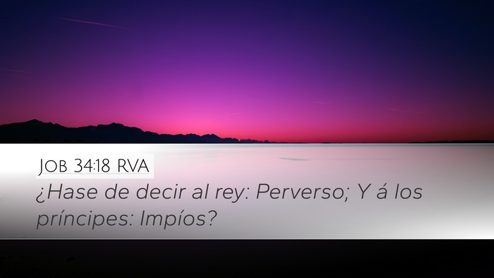 Job 34:18 RVA Bible Verse Image