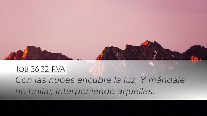 Job 36:32 RVA Bible Verse Image