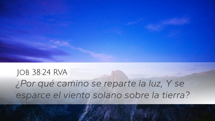 Job 38:24 RVA Bible Verse Image
