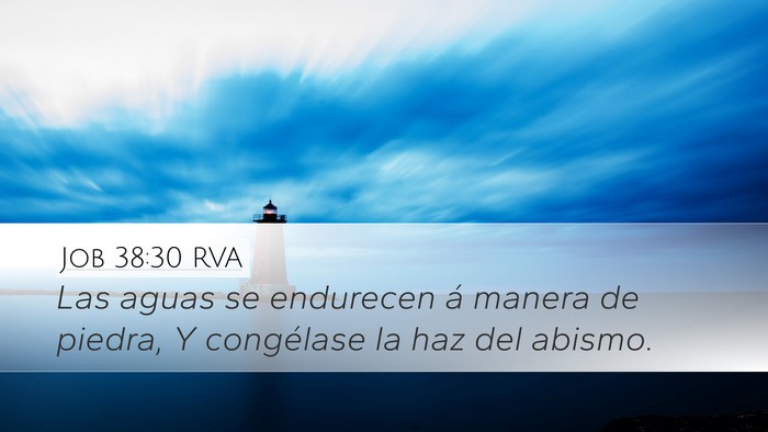 Job 38:30 RVA Bible Verse Image