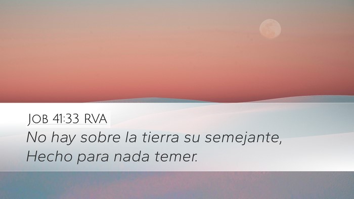 Job 41:33 RVA Bible Verse Image
