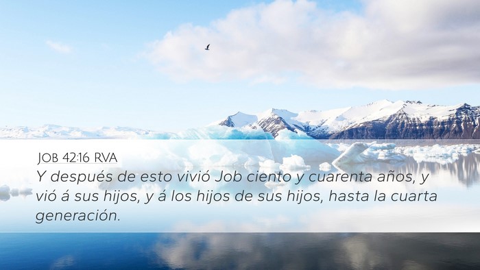 Job 42:16 RVA Bible Verse Image