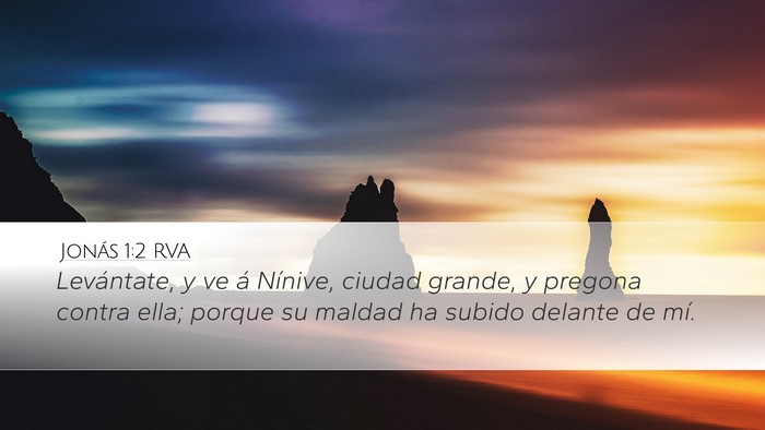 Jonás 1:2 RVA Bible Verse Image