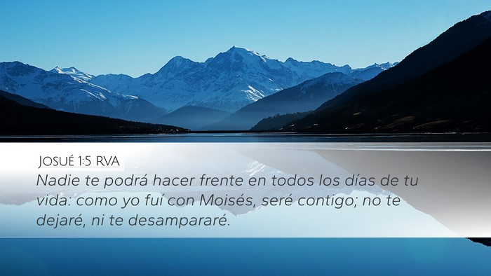 Josué 1:5 RVA Bible Verse Image