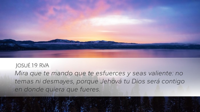 Josué 1:9 RVA Bible Verse Image