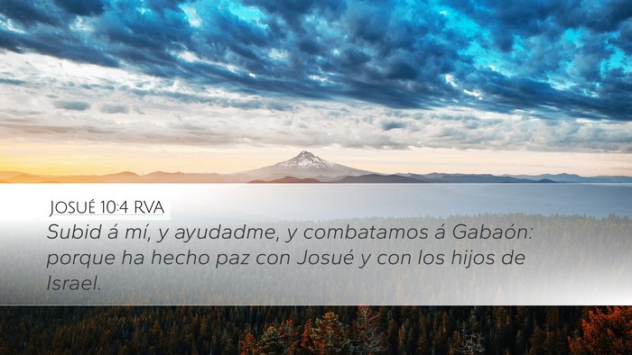 Josué 10:4 RVA Bible Verse Image