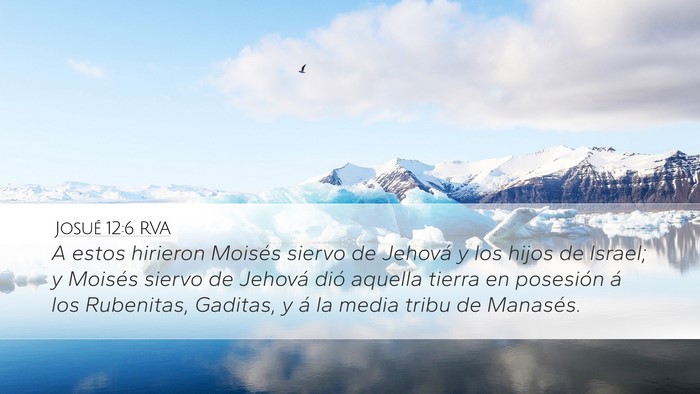 Josué 12:6 RVA Bible Verse Image