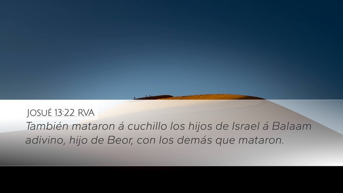 Josué 13:22 RVA Bible Verse Image