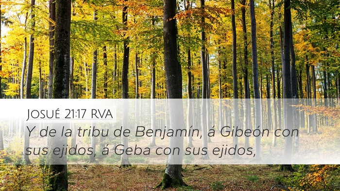 Josué 21:17 RVA Bible Verse Image