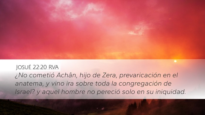 Josué 22:20 RVA Bible Verse Image