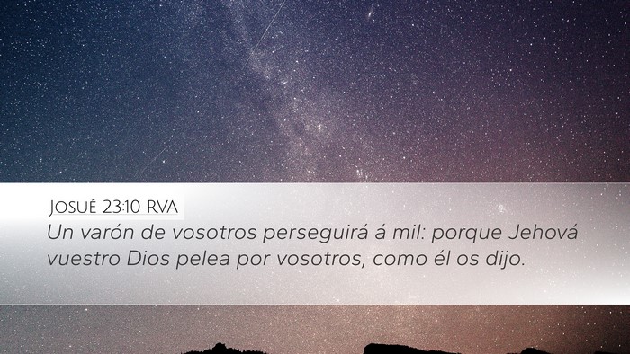 Josué 23:10 RVA Bible Verse Image