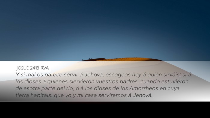 Josué 24:15 RVA Bible Verse Image