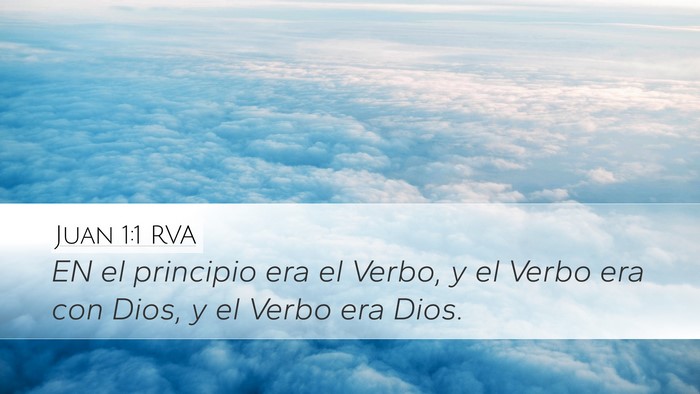 Juan 1:1 RVA Bible Verse Image