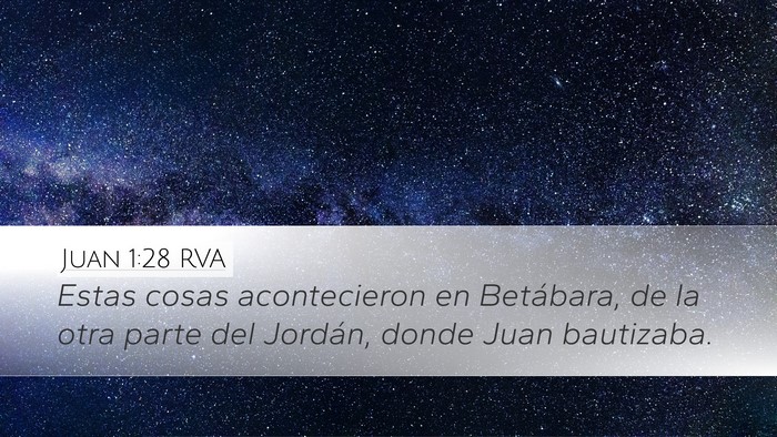 Juan 1:28 RVA Bible Verse Image
